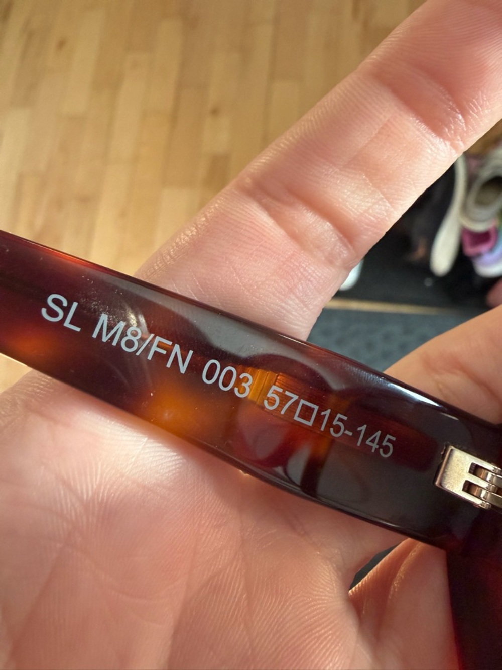 YSL Tortoiseshell Cat Eye Sunglasses - Brown - Picture 7 of 7